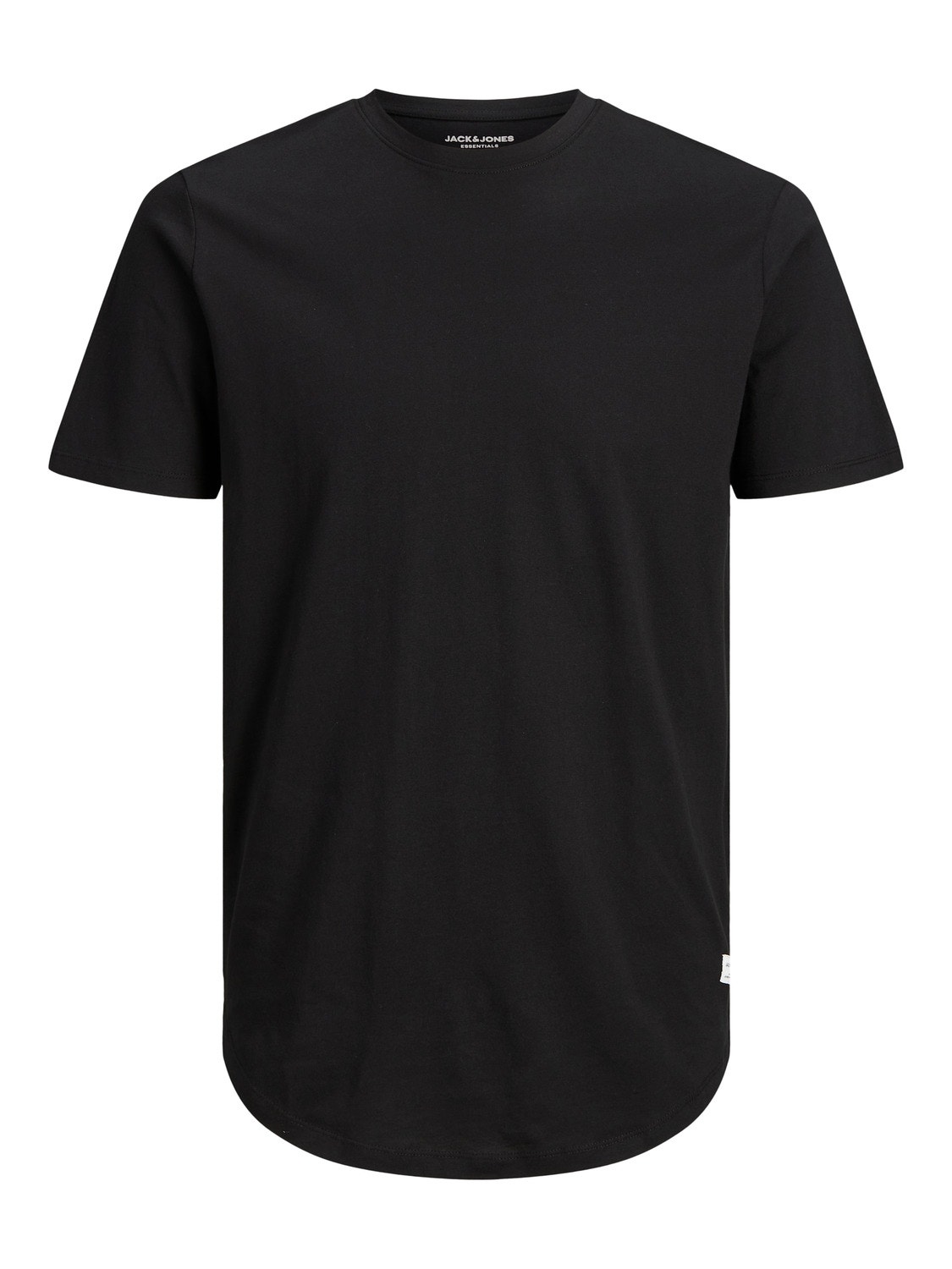 Jack & Jones Plus Size T-shirt Liso -Black - 12184933