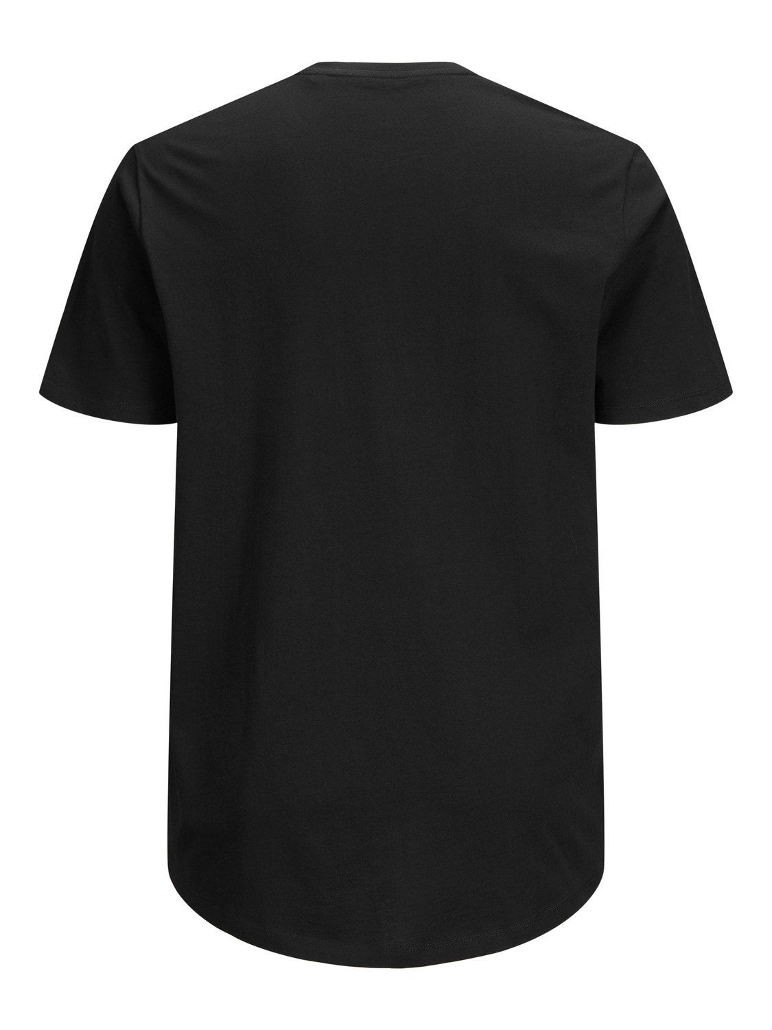 Jack & Jones Plus Size Camiseta Liso -Black - 12184933