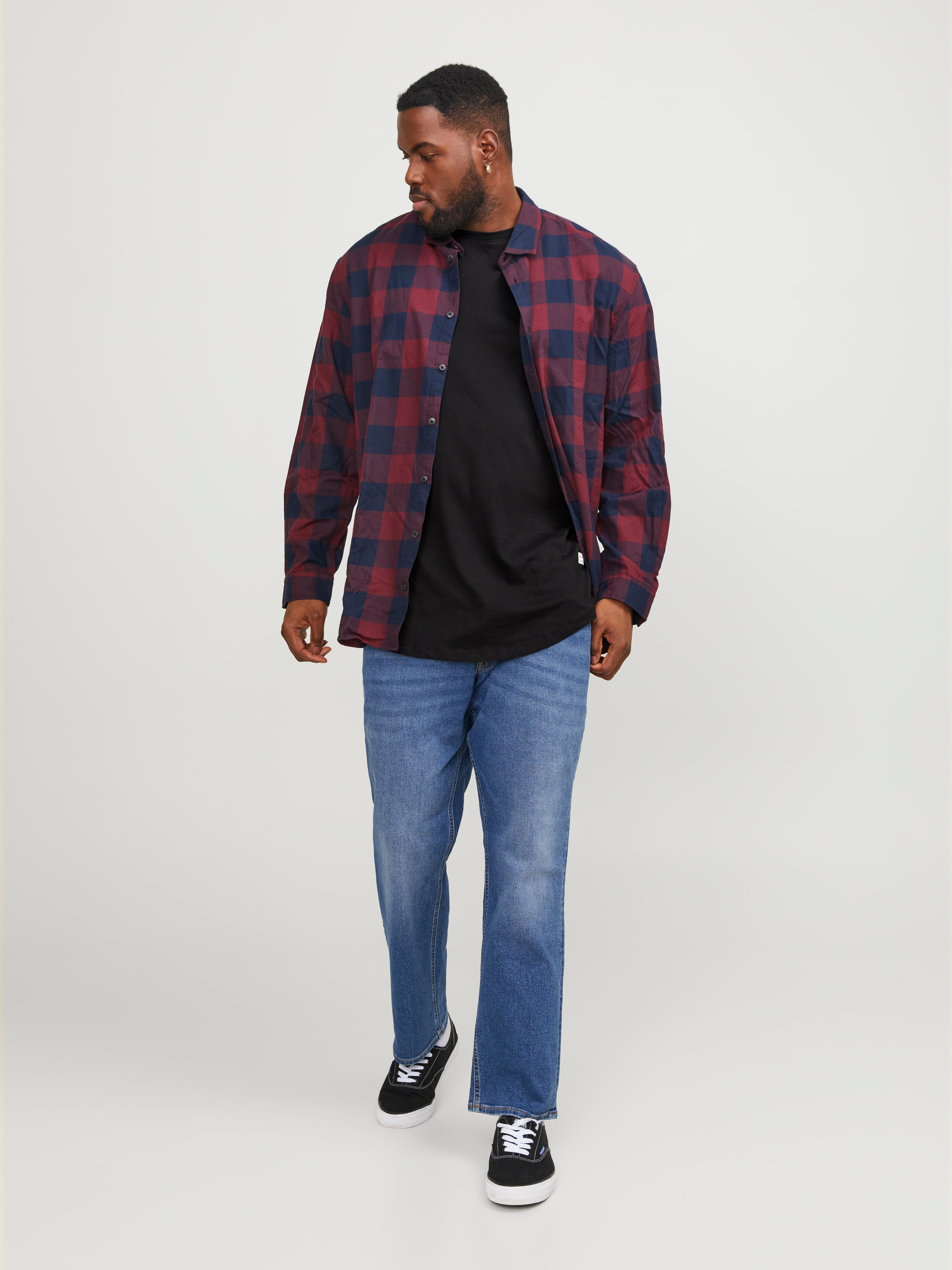 Jack & Jones Plus Size T-shirt Uni -Black - 12184933