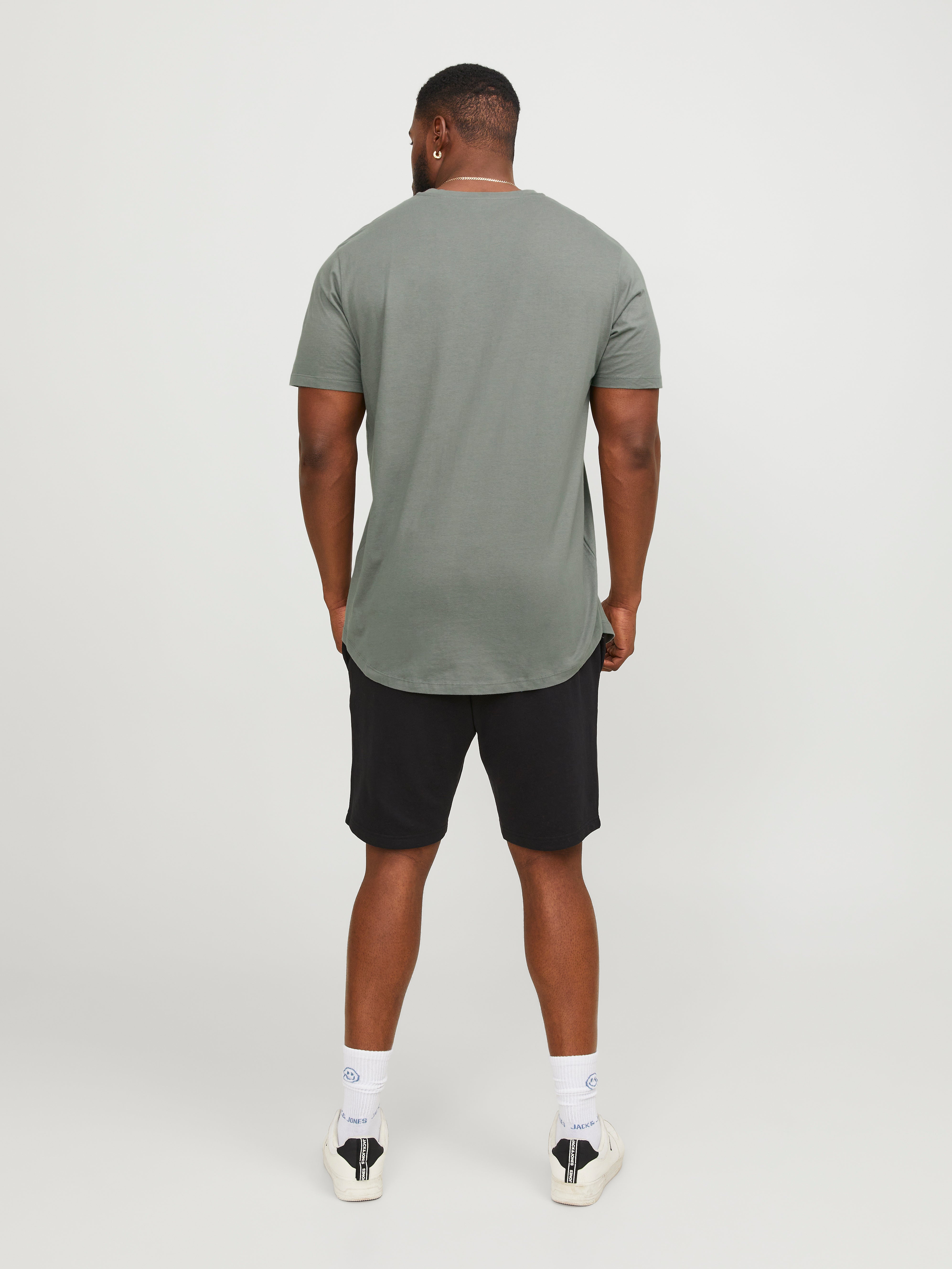 Jack & Jones Plus Size Plain T-shirt -Sedona Sage - 12184933