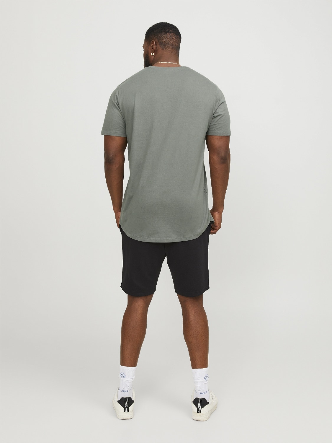Jack & Jones Plus Size Plain T-shirt -Sedona Sage - 12184933