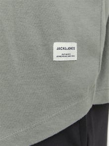 Jack & Jones Plus Size T-shirt Liso -Sedona Sage - 12184933