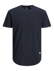 Jack & Jones Plus Size Camiseta Liso -Navy Blazer - 12184933