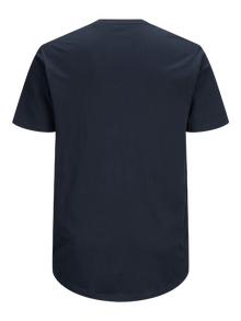 Jack & Jones Plus Size T-shirt Semplice -Navy Blazer - 12184933