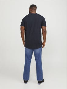 Jack & Jones Plus Plain T-shirt -Navy Blazer - 12184933