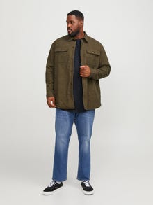 Jack & Jones Plus Size Plain T-shirt -Navy Blazer - 12184933