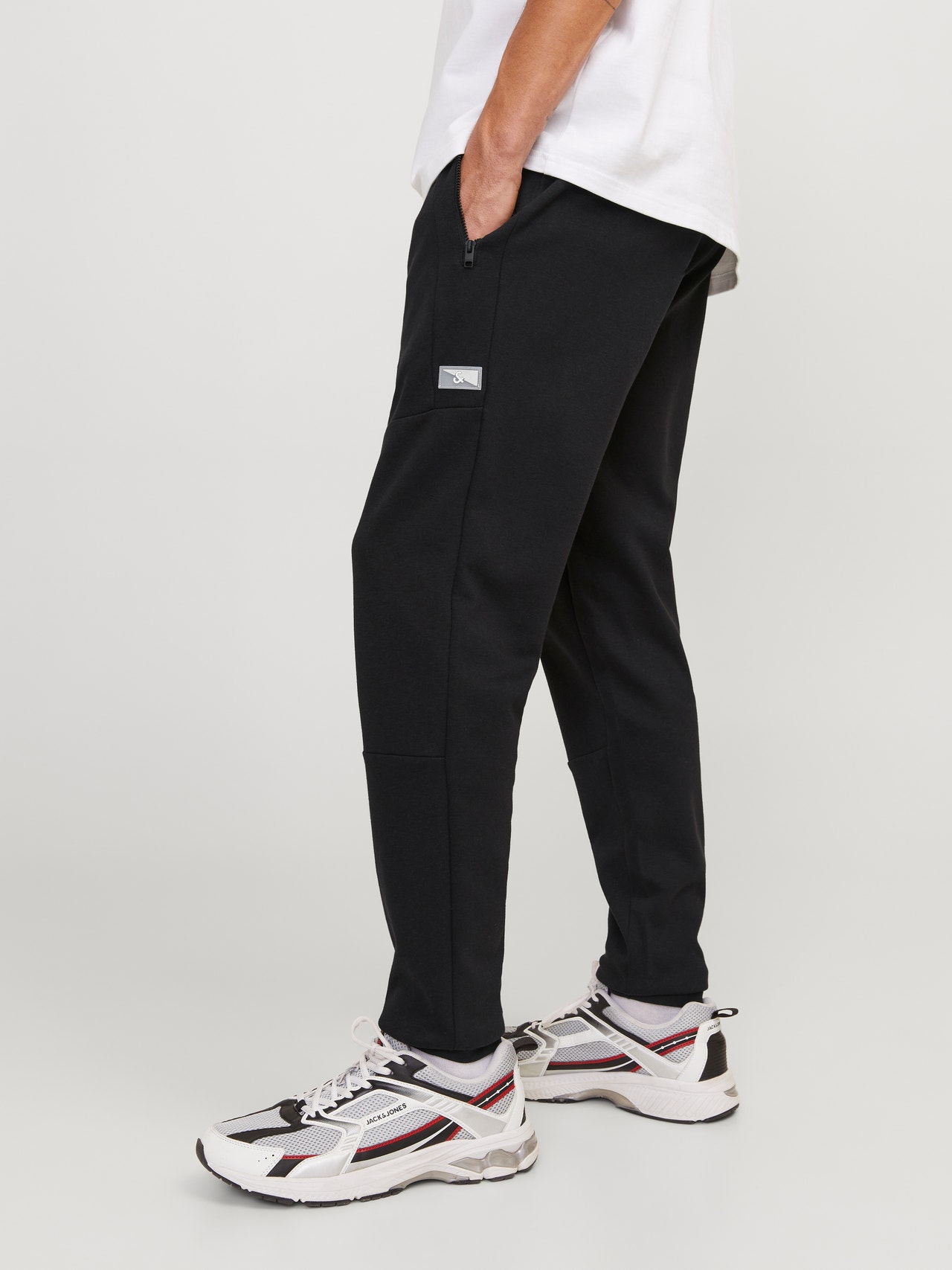 Jack & Jones Slim Fit Spodnie dresowe -Black - 12184970