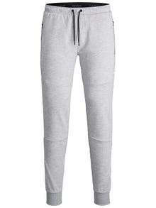 Jack & Jones Slim Fit Joggers -Light Grey Melange - 12184970