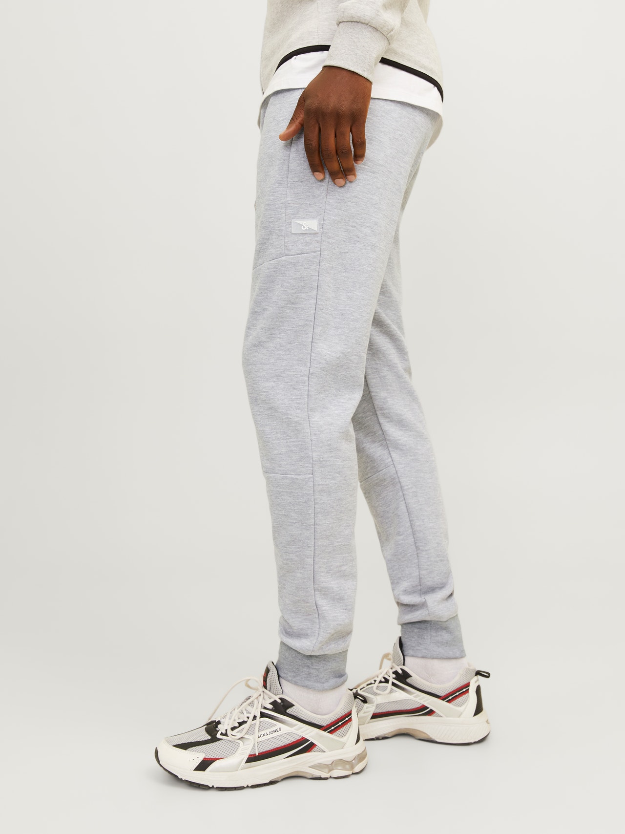 Jack & Jones Pantalones de chándal Slim Fit -Light Grey Melange - 12184970