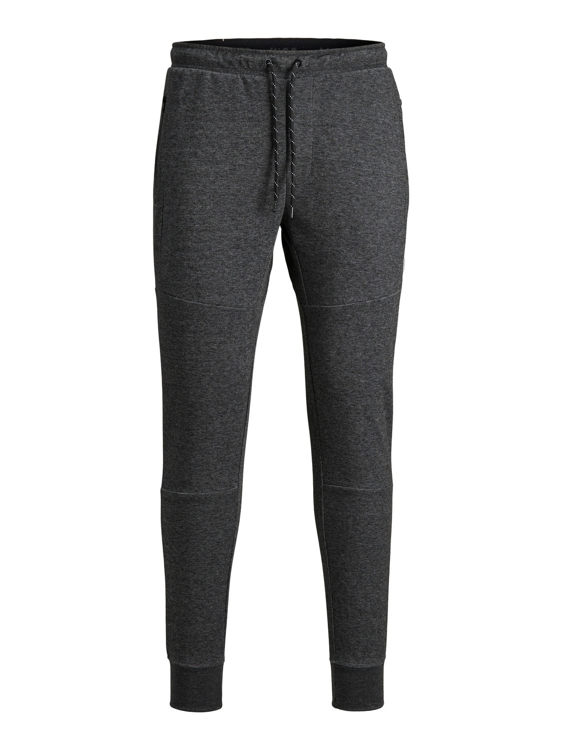 Jack & Jones Slim Fit Joggers -Dark Grey Melange - 12184970