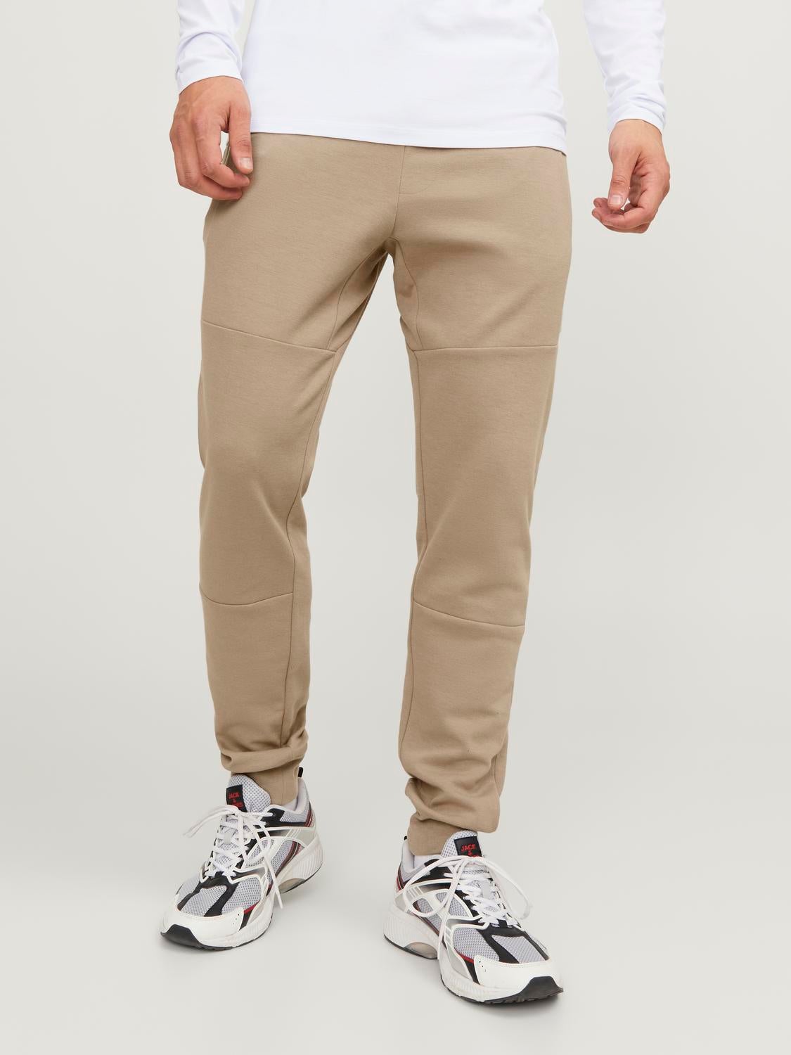 Pantalones de ch ndal Slim Fit Beige Jack Jones