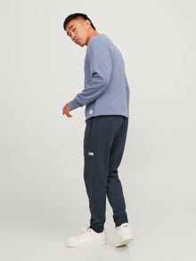 Jack & Jones Priglundantis kirpimas Sportinės kelnės -Dark Navy - 12184970