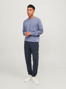 Jack & Jones Priglundantis kirpimas Sportinės kelnės -Dark Navy - 12184970