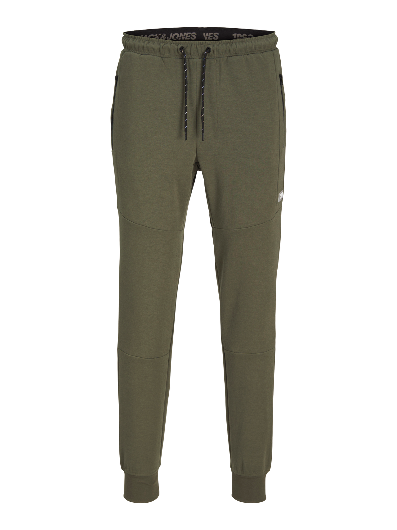 Jack & Jones Slim Fit Spodnie dresowe -Dusty Olive - 12184970