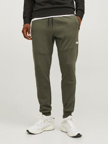 Jack & Jones Παντελόνι Slim Fit Φόρμα -Dusty Olive - 12184970