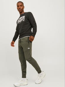 Jack & Jones Pantaloni in felpa Slim Fit -Dusty Olive - 12184970