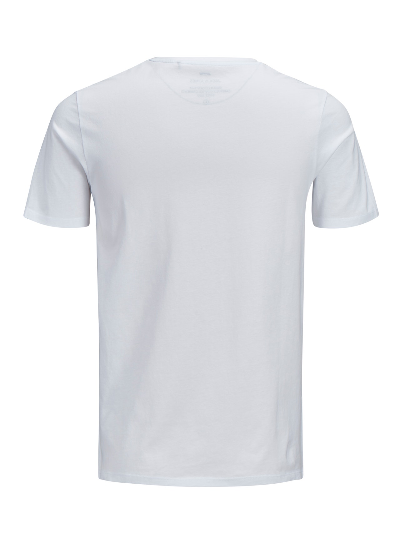 Jack & Jones Plus Size Z logo T-shirt -White - 12184987