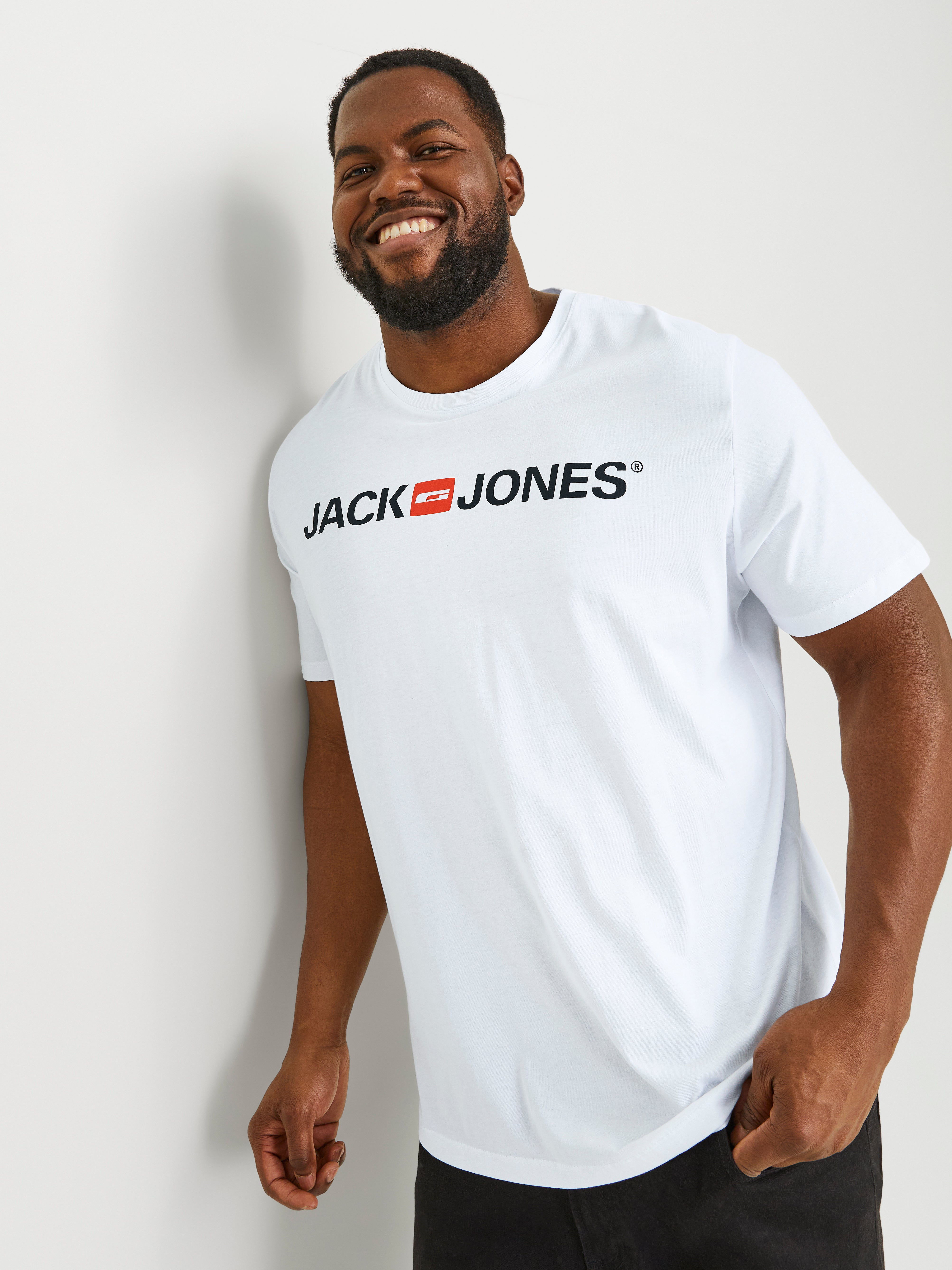 Jack & Jones Plus Size Logo T-shirt - 12184987
