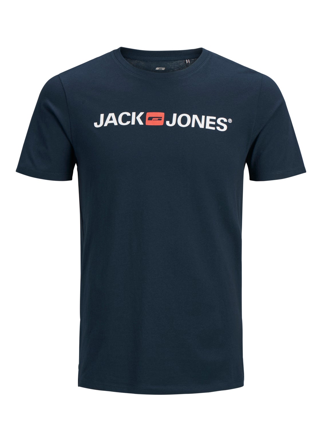 Jack & Jones Plus Size Logo T-shirt -Navy Blazer - 12184987