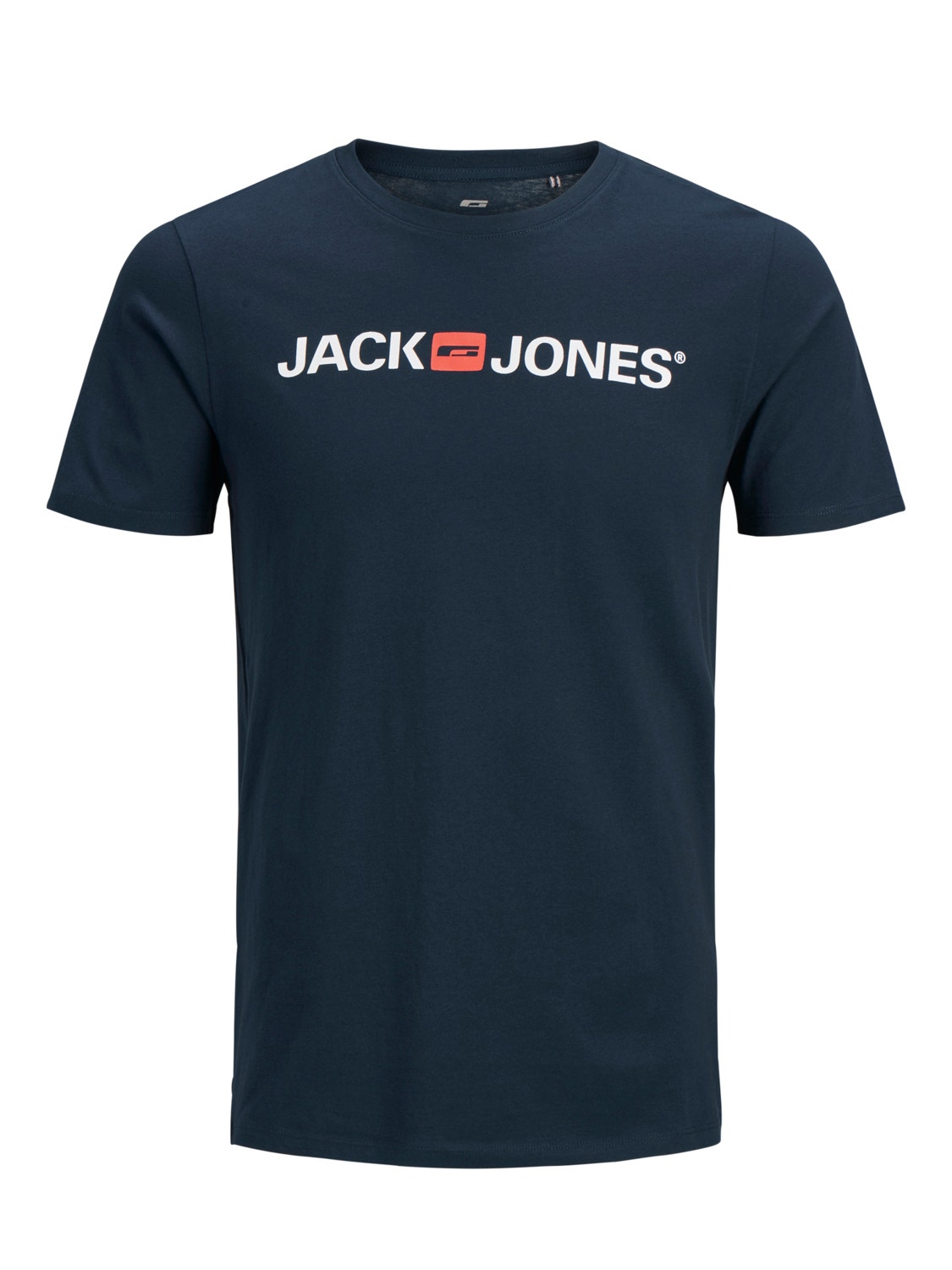 Jack & Jones Plus Size Logo T-shirt -Navy Blazer - 12184987