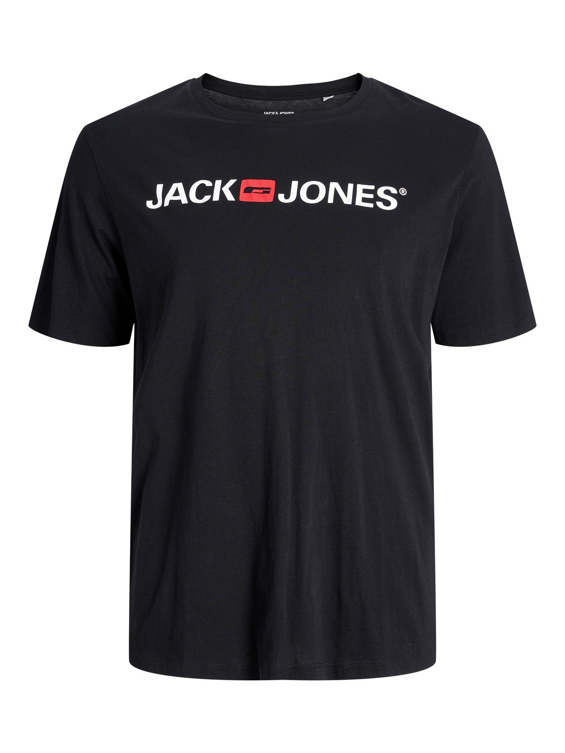 Jack & Jones Plus Logo T-shirt -Black - 12184987