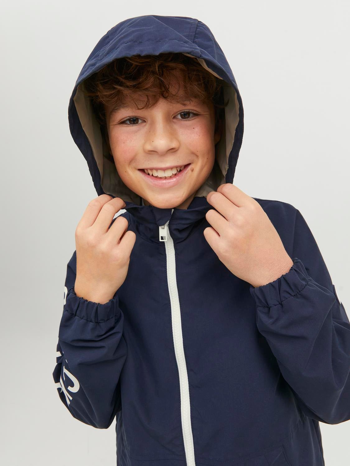 Boys sales navy windbreaker