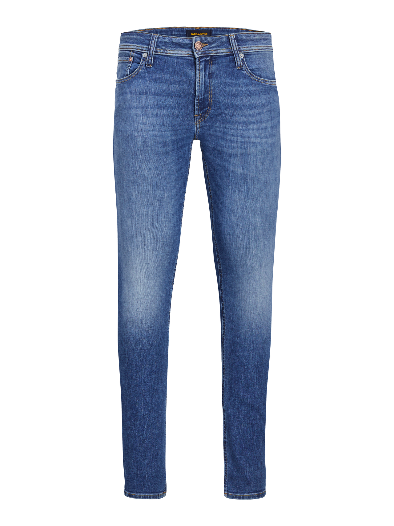 JACK & JONES Male Skinny Jeans JJILIAM - Slim Fit Herrenjeans Niedrige Taille