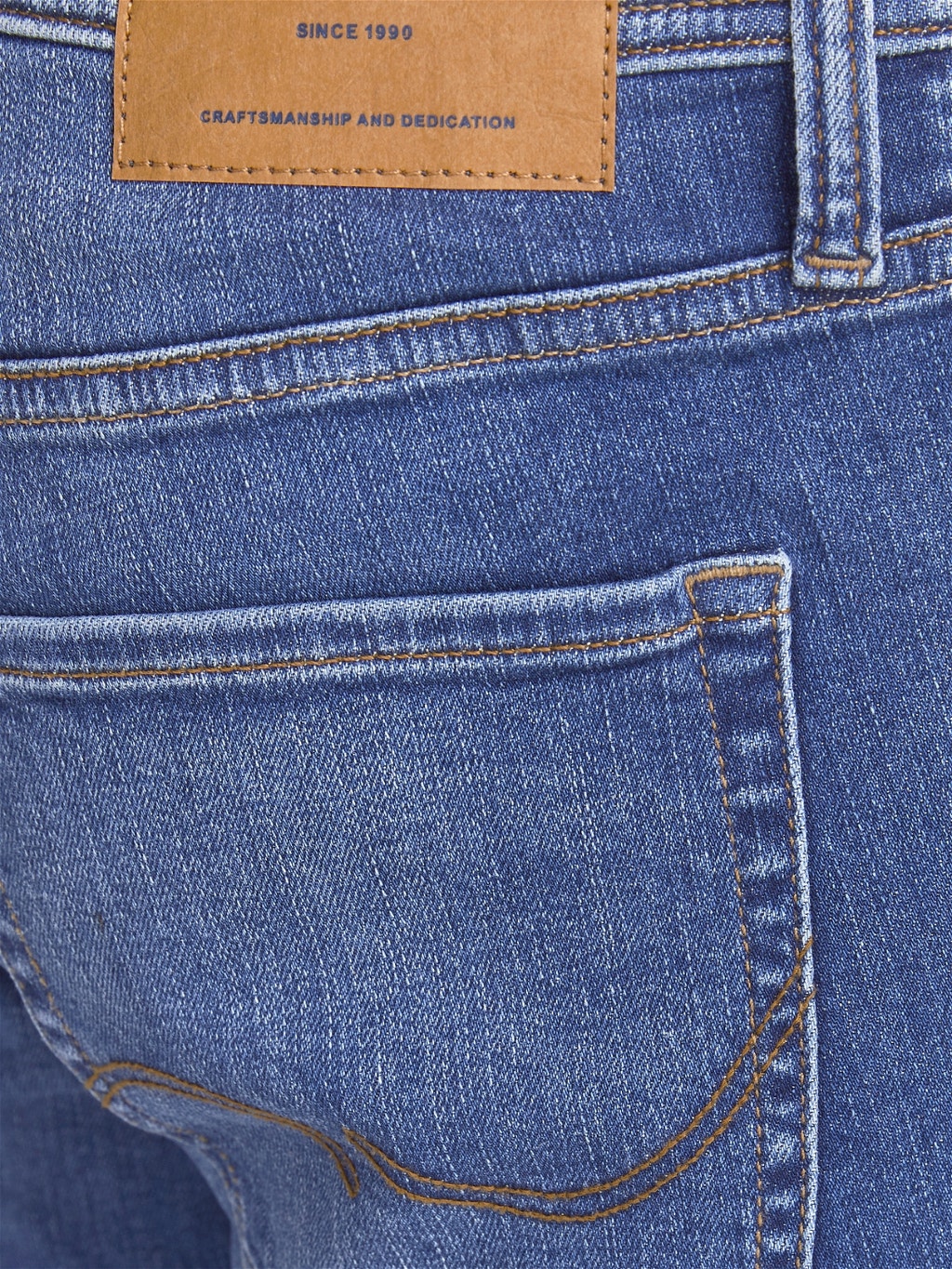 Skinny Fit Low rise Jeans | Medium Blue | Jack & Jones®