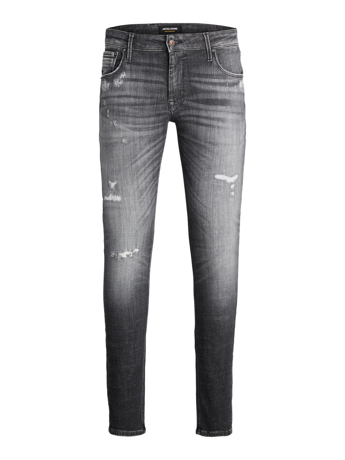 Black rough look 2024 jeans