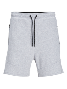 Jack & Jones Regular Fit Sweat shorts -Light Grey Melange - 12186750