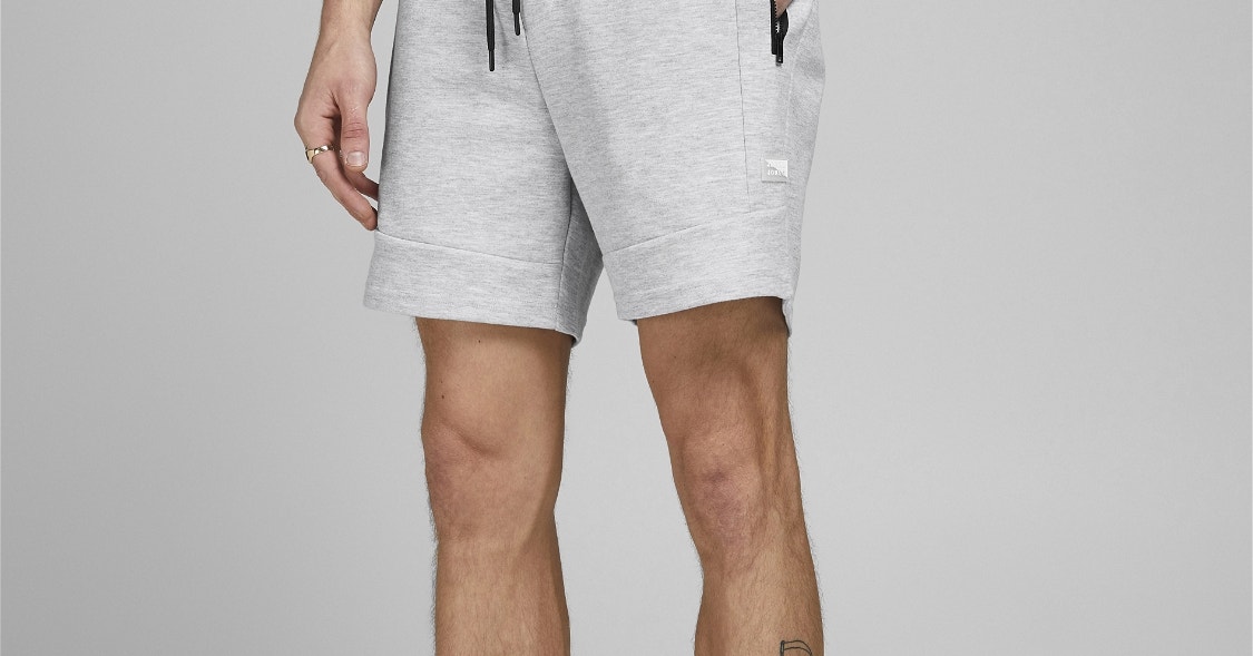 Regular Fit Sweat shorts, Light Grey
