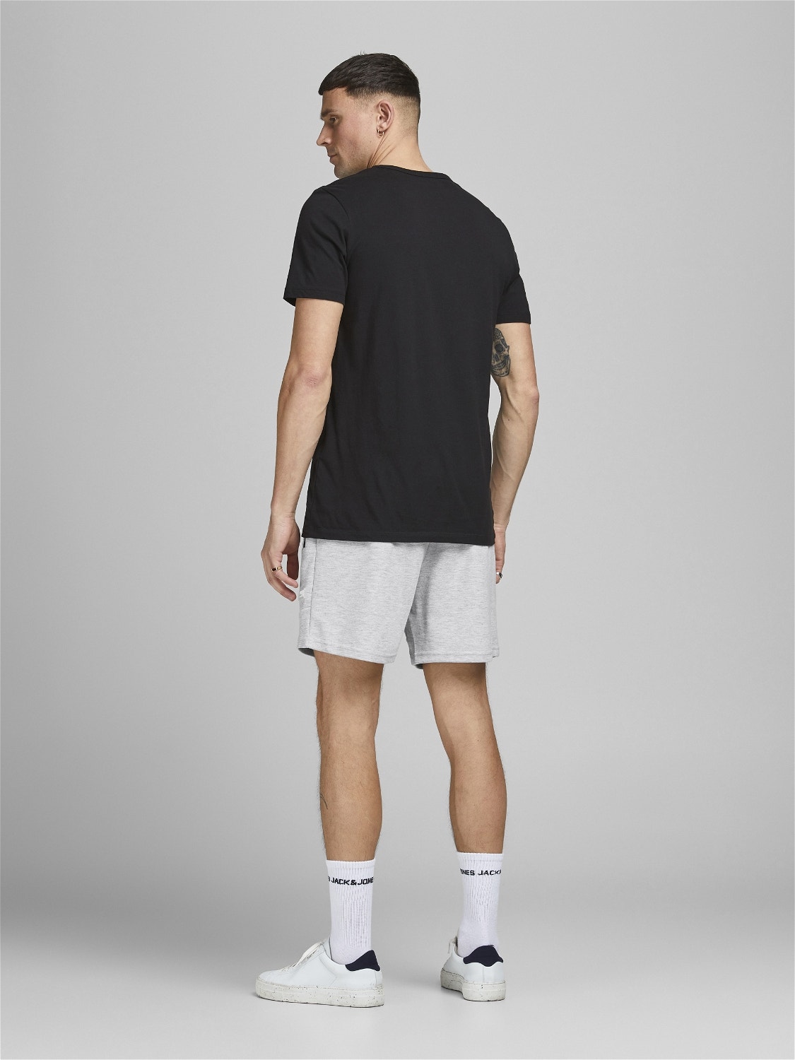 Jack & Jones Regular Fit Sweat-Shorts -Light Grey Melange - 12186750