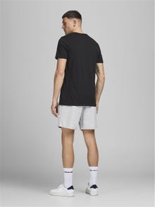 Jack & Jones Regular Fit Sweatstof shorts -Light Grey Melange - 12186750