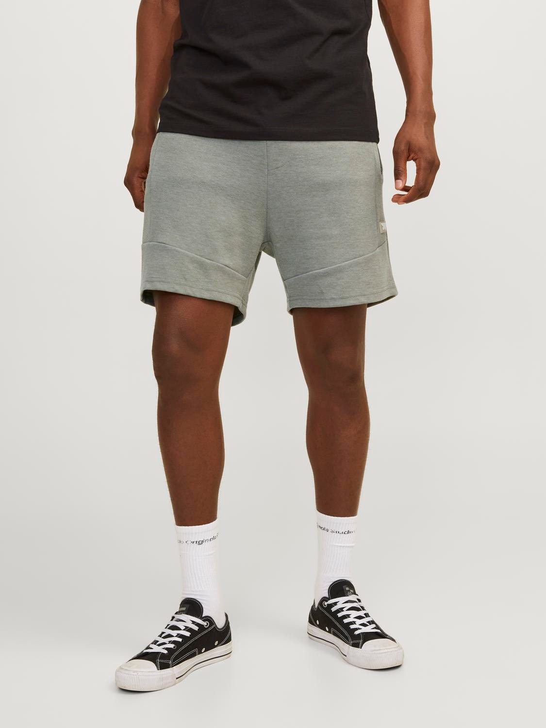 Jack & Jones Regular Fit Sweatstof shorts -Desert Sage - 12186750