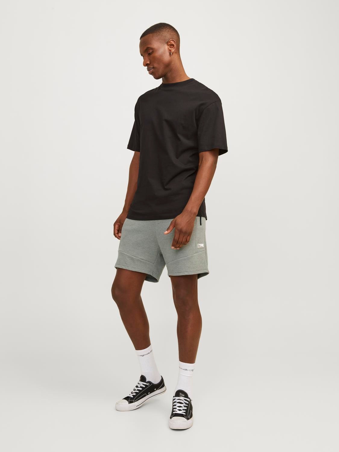 Jack & Jones Regular Fit Sweat-Shorts -Desert Sage - 12186750