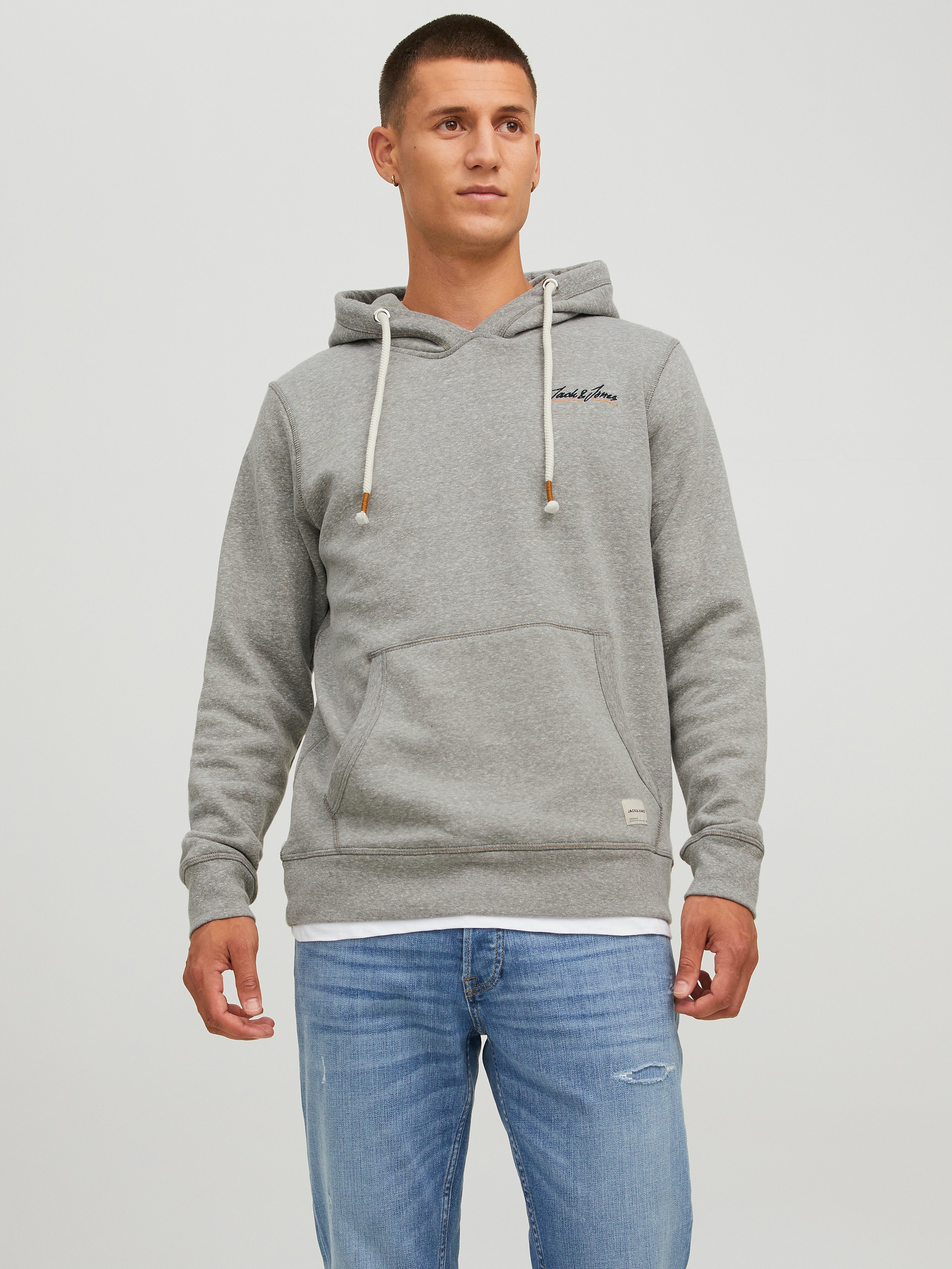 Kangaroo pocket Hoodie | Light Grey 