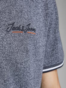 Jack & Jones Logo Polo límec Tričko -Navy Blazer - 12186778