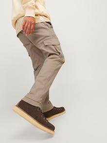 Jack & Jones Slim Fit Spodnie bojówki -Oxford Tan - 12186889
