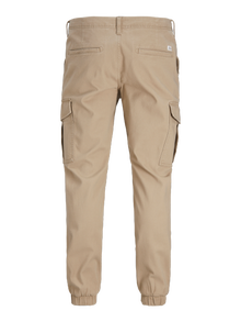 Jack & Jones Slim Fit Cargo trousers -Crockery - 12186889