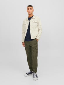 Jack & Jones Slim Fit Cargo trousers -Olive Night - 12186889