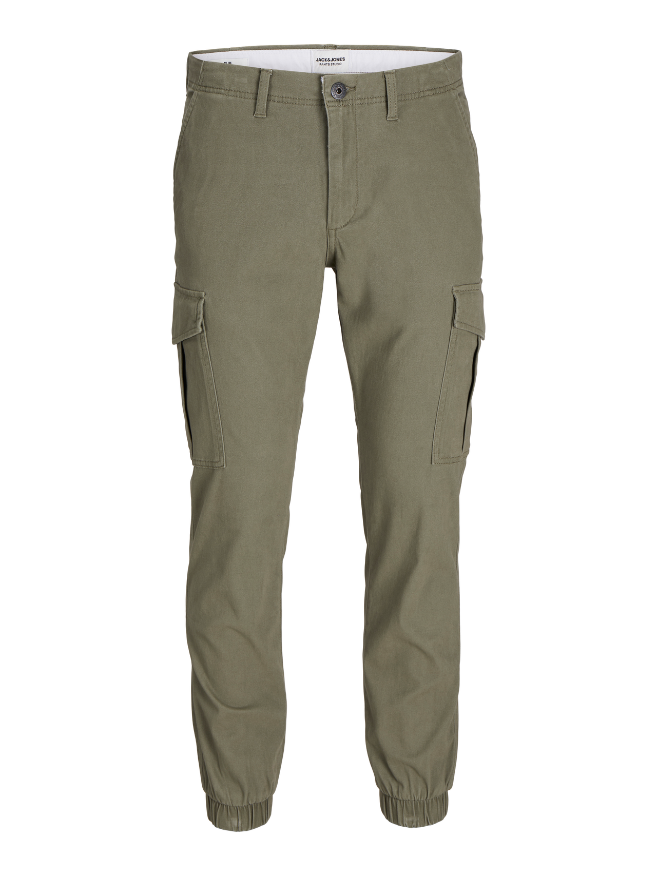 Jack & Jones Pantalon cargo Slim Fit -Dusty Olive - 12186889