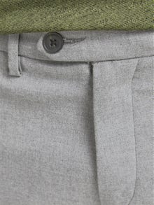 Jack & Jones Regular Fit Lühikesed puuvillased püksid -Grey Melange - 12186937
