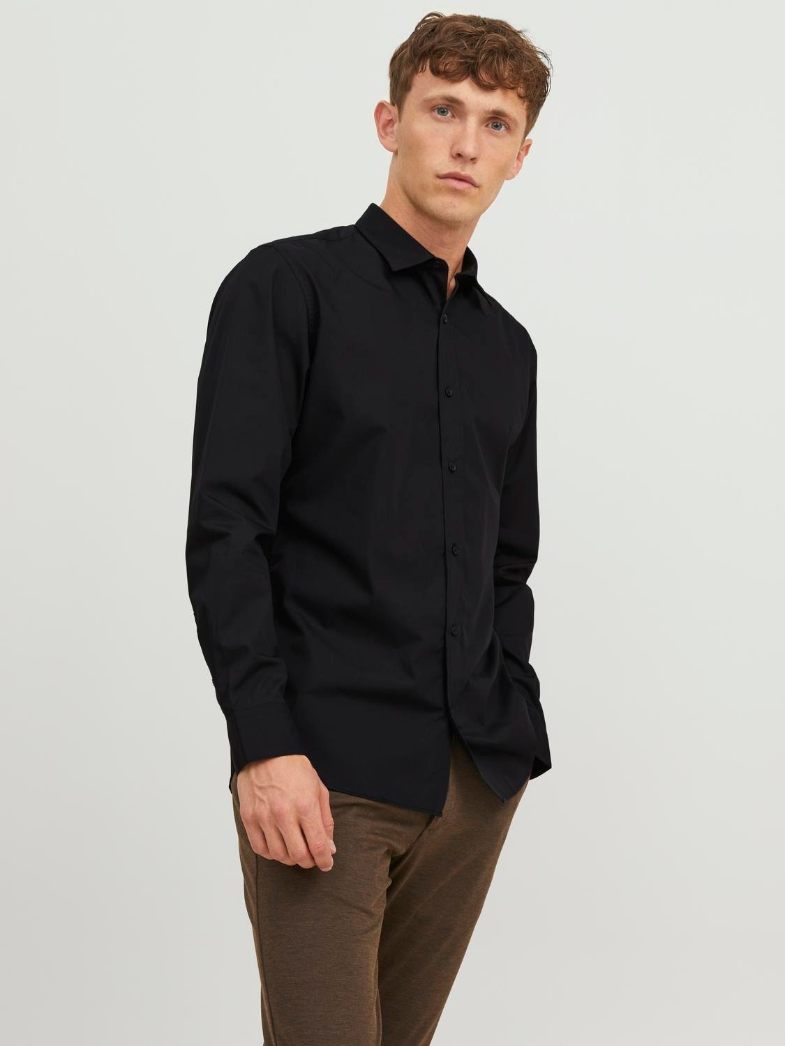 Jack & Jones Camisa formal Slim Fit -Black - 12187222