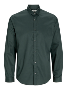 Jack & Jones Slim Fit Dress shirt -Darkest Spruce - 12187222