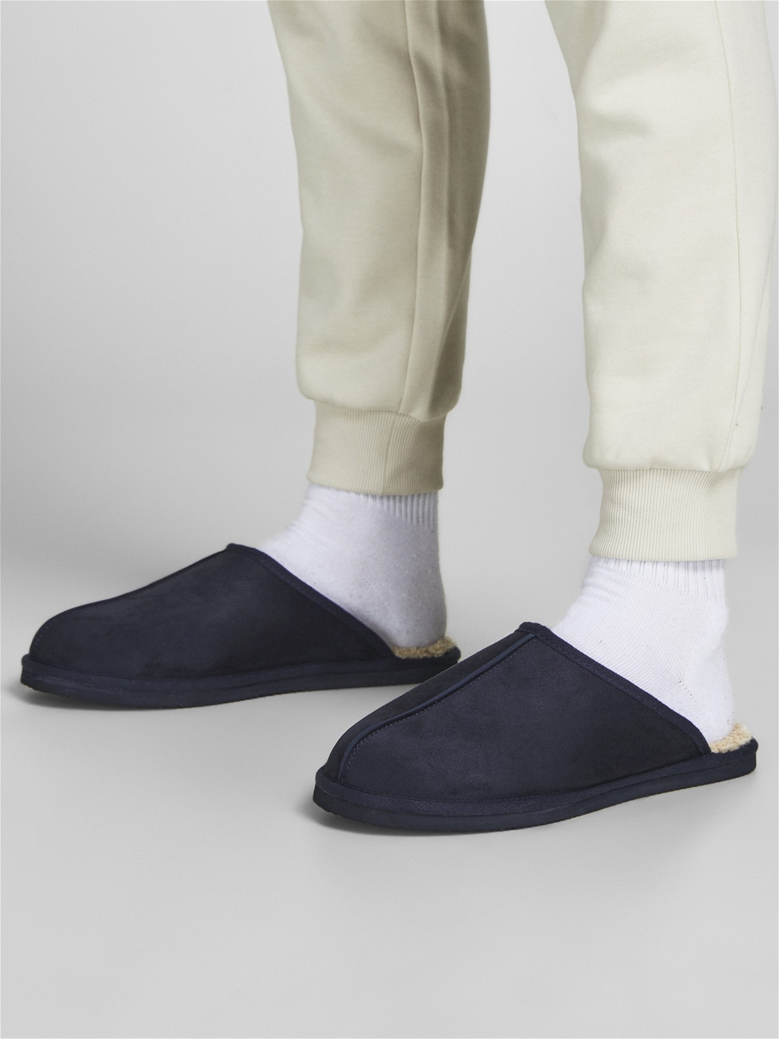 Jack & Jones Pantofole da casa Polyester -Navy Blazer - 12187557