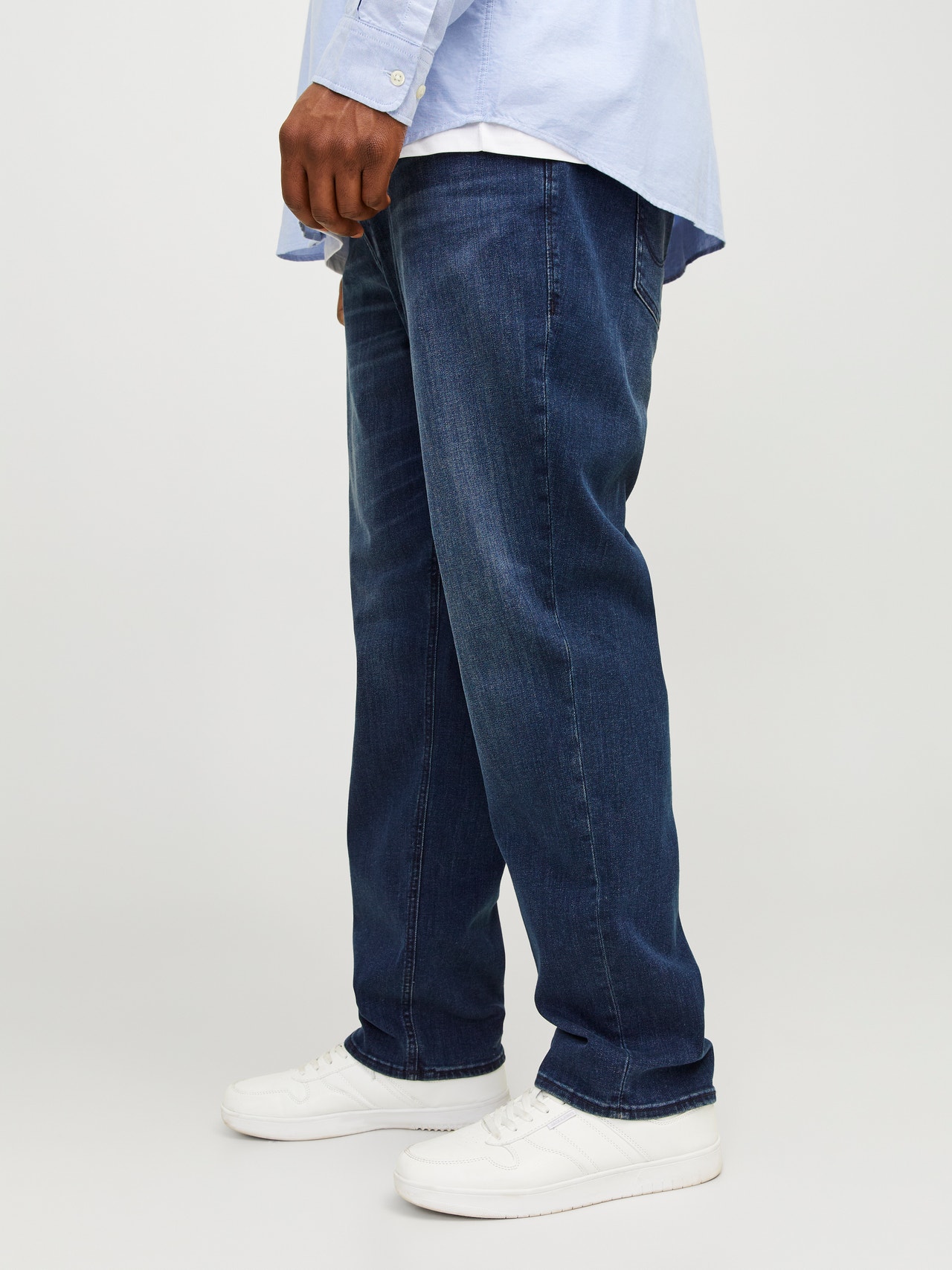 Jack & Jones Plus JJIGLENN JJORIGINAL AM 812  PLS Slim fit jeans -Blue Denim - 12188522