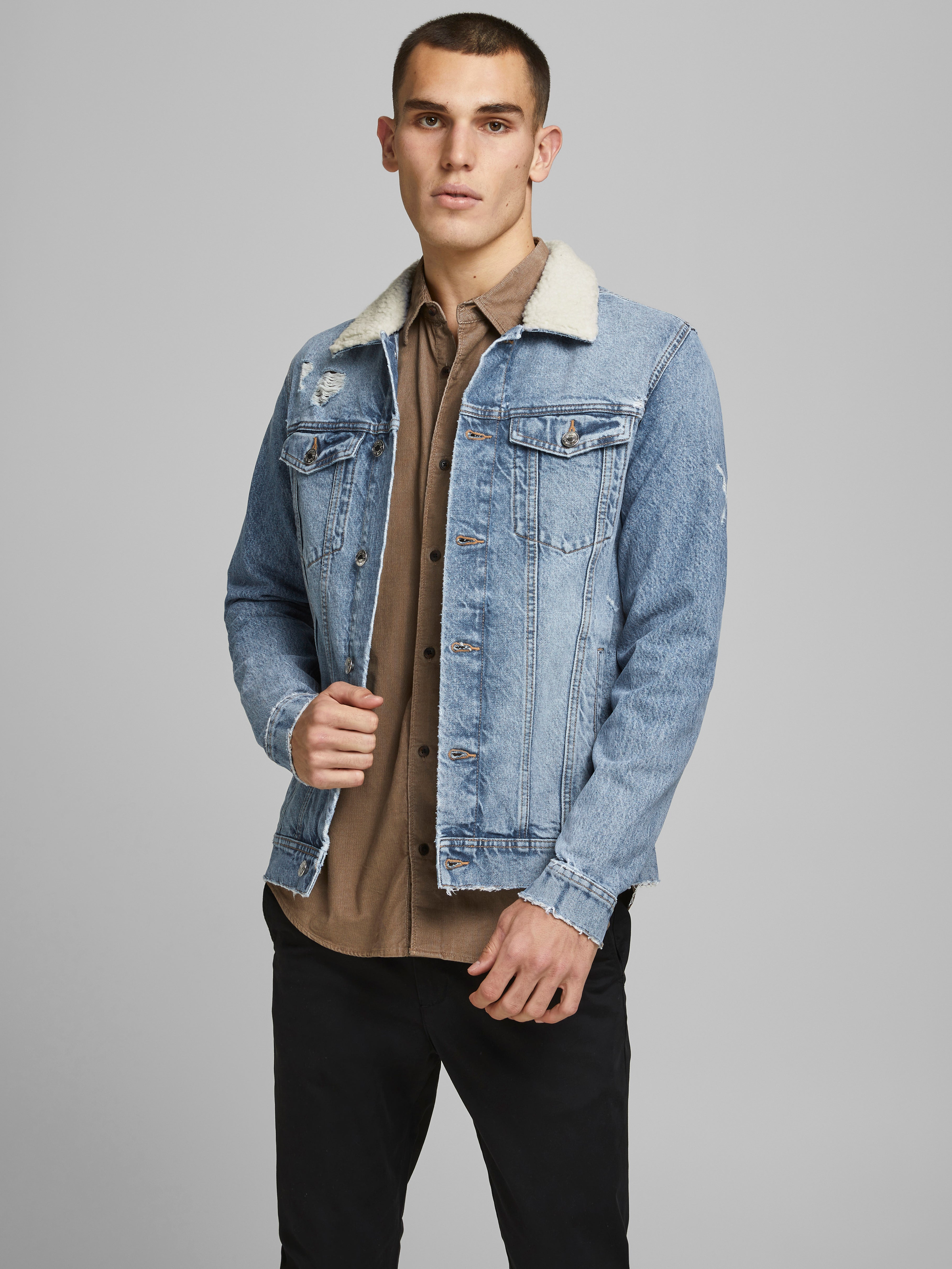 Jack & Jones Jack & Jones denim jacket Blue L MEN FASHION Jackets Jean discount 62% 