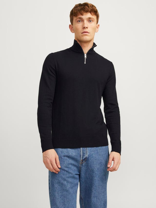 Jack & Jones Plain Half Zip Jumper - 12189339