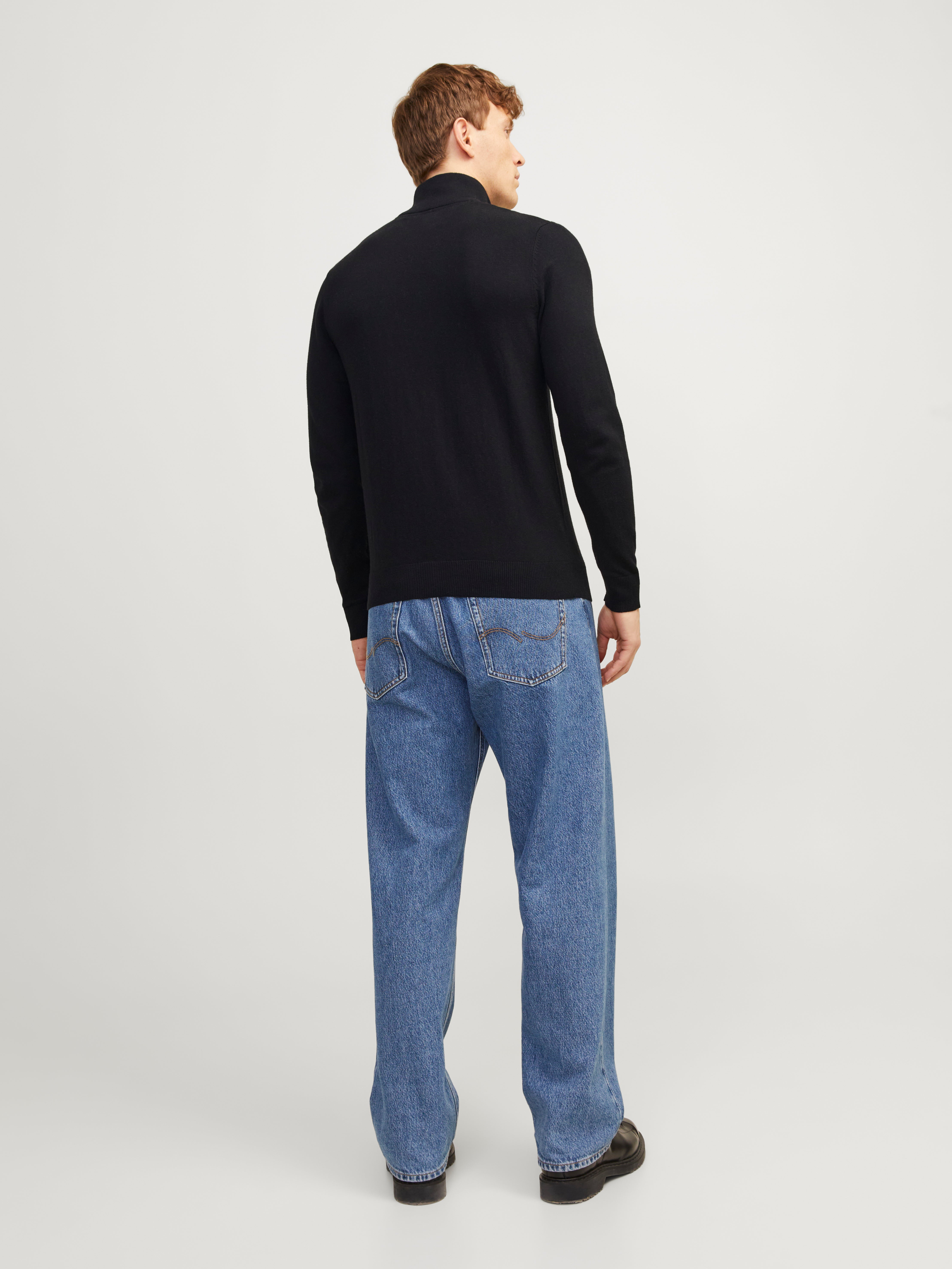 Jack&Jones maglia uomo in cotone melange panna
