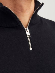 Jack & Jones Plain Half Zip Jumper -Black - 12189339